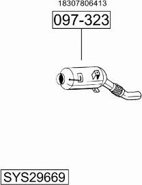 Bosal SYS29669 - Sistem de esapament - allinparts.ro