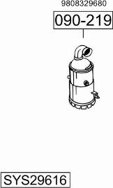 Bosal SYS29616 - Sistem de esapament - allinparts.ro