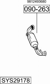 Bosal SYS29178 - Sistem de esapament allinparts.ro