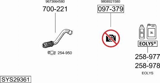 Bosal SYS29361 - Sistem de esapament - allinparts.ro