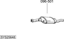 Bosal SYS25648 - Sistem de esapament - allinparts.ro