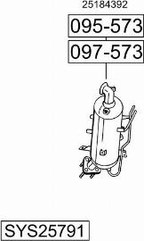 Bosal SYS25791 - Sistem de esapament - allinparts.ro