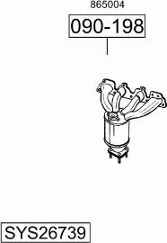 Bosal SYS26739 - Sistem de esapament - allinparts.ro
