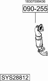 Bosal SYS28812 - Sistem de esapament allinparts.ro