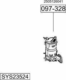 Bosal SYS23524 - Sistem de esapament - allinparts.ro