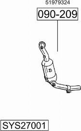 Bosal SYS27001 - Sistem de esapament - allinparts.ro