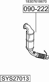 Bosal SYS27013 - Sistem de esapament - allinparts.ro