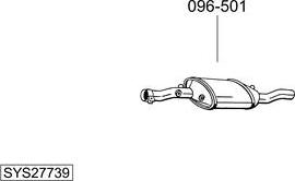 Bosal SYS27739 - Sistem de esapament - allinparts.ro