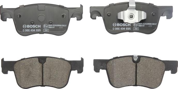 BOSCH 0 986 494 695 - Set placute frana,frana disc - allinparts.ro
