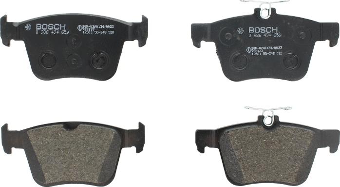 BOSCH 0 986 494 659 - Set placute frana,frana disc - allinparts.ro