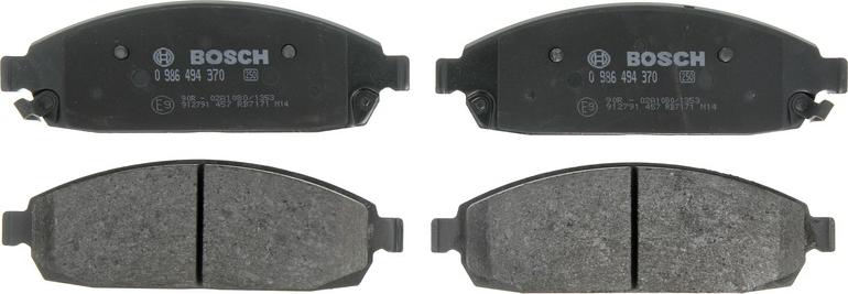 BOSCH 0 986 494 370 - Set placute frana,frana disc - allinparts.ro