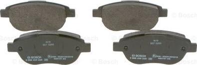BOSCH 0 986 495 225 - Set placute frana,frana disc allinparts.ro