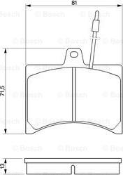 BOSCH 0 986 465 941 - Set placute frana,frana disc allinparts.ro