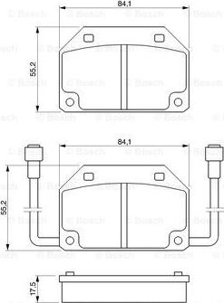 BOSCH 0 986 465 733 - Set placute frana,frana disc allinparts.ro