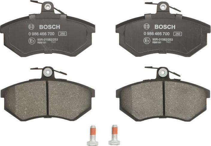 BOSCH 0 986 466 700 - Set placute frana,frana disc allinparts.ro
