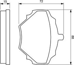 BOSCH 0 986 424 563 - Set placute frana,frana disc - allinparts.ro