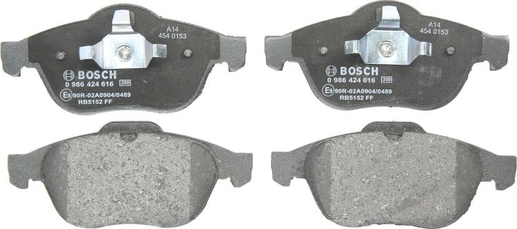 BOSCH 0 986 424 616 - Set placute frana,frana disc allinparts.ro