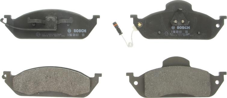 BOSCH 0 986 424 611 - Set placute frana,frana disc allinparts.ro