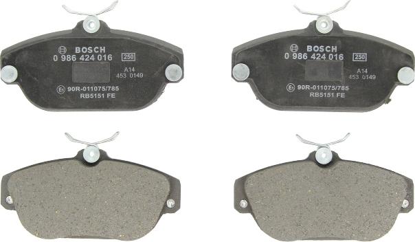 Akebono AN-4221K - Set placute frana,frana disc allinparts.ro