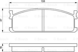 BOSCH 0 986 424 157 - Set placute frana,frana disc allinparts.ro