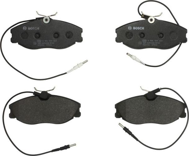 BOSCH 0 986 424 223 - Set placute frana,frana disc allinparts.ro
