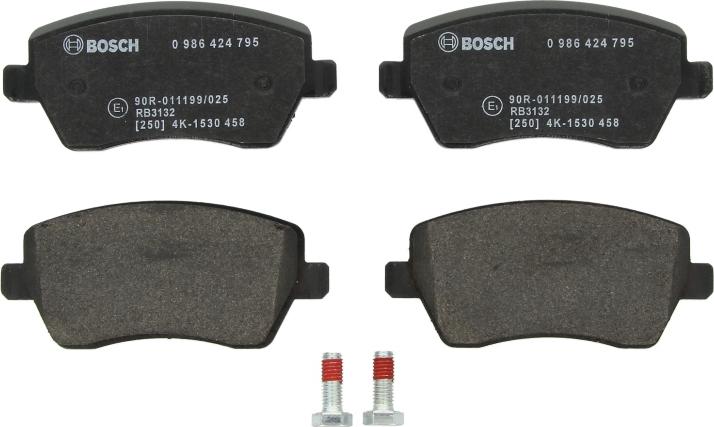 BOSCH 0 986 424 795 - Set placute frana,frana disc allinparts.ro