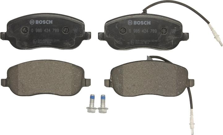 BOSCH 0 986 424 789 - Set placute frana,frana disc allinparts.ro