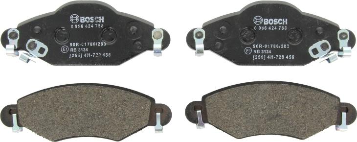 BOSCH 0 986 424 788 - Set placute frana,frana disc allinparts.ro
