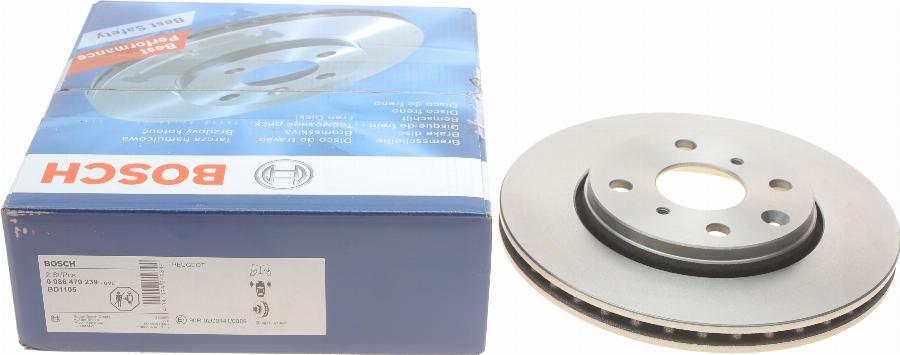 BOSCH 0 986 479 239 - Disc frana allinparts.ro