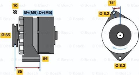 BOSCH 0 986 030 920 - Generator / Alternator allinparts.ro
