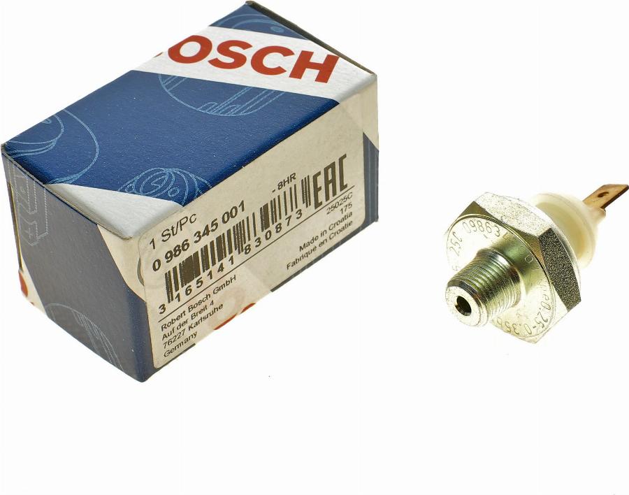 BOSCH 0 986 345 001 - Senzor,presiune ulei allinparts.ro
