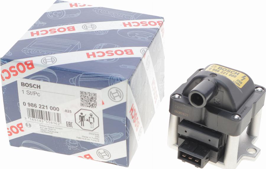 BOSCH 0 986 221 000 - Bobina de inductie - allinparts.ro
