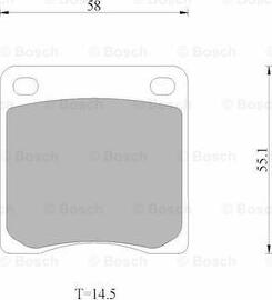 BOSCH 0 986 AB9 237 - Set placute frana,frana disc allinparts.ro