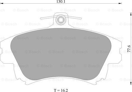 BOSCH 0 986 AB4 465 - Set placute frana,frana disc - allinparts.ro