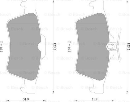 BOSCH 0 986 AB4 583 - Set placute frana,frana disc allinparts.ro