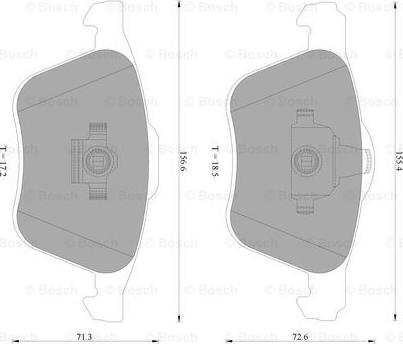 BOSCH 0 986 AB4 577 - Set placute frana,frana disc - allinparts.ro