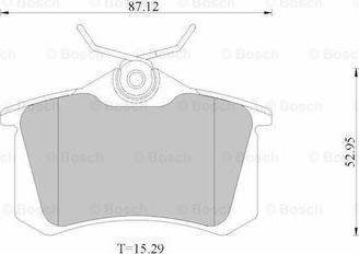 BOSCH 0 986 AB1 677 - Set placute frana,frana disc allinparts.ro
