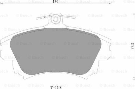 BOSCH 0 986 AB3 505 - Set placute frana,frana disc - allinparts.ro