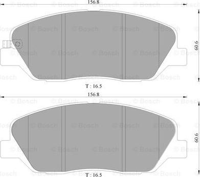 BOSCH 0 986 AB3 081 - Set placute frana,frana disc - allinparts.ro