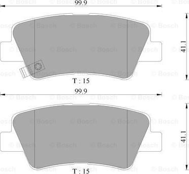BOSCH 0 986 AB3 133 - Set placute frana,frana disc - allinparts.ro