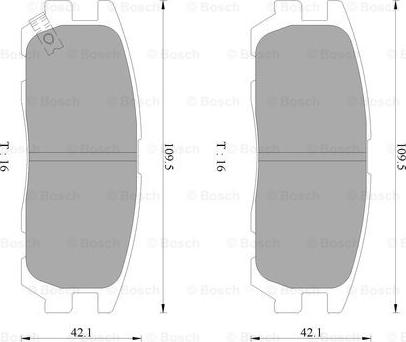 BOSCH 0 986 AB2 235 - Set placute frana,frana disc allinparts.ro