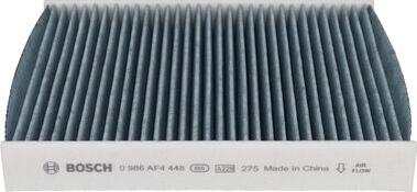 BOSCH 0 986 AF4 448 - Filtru, aer habitaclu allinparts.ro