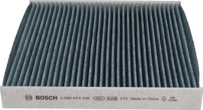 BOSCH 0 986 AF4 436 - Filtru, aer habitaclu - allinparts.ro