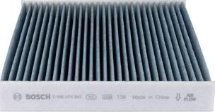 BOSCH 0 986 AF5 845 - Filtru, aer habitaclu allinparts.ro
