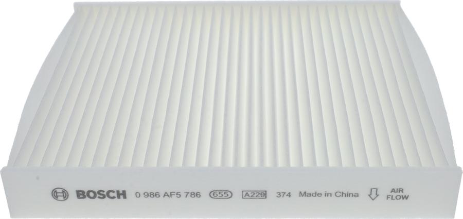 BOSCH 0 986 AF5 786 - Filtru, aer habitaclu allinparts.ro