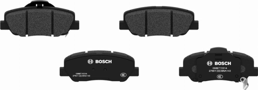 BOSCH 0 986 T11 314 - Set placute frana,frana disc allinparts.ro