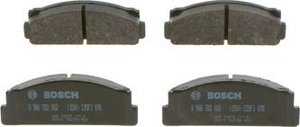 BOSCH 0 986 TB2 002 - Set placute frana,frana disc allinparts.ro