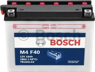 BOSCH 0 092 M4F 400 - Baterie de pornire allinparts.ro