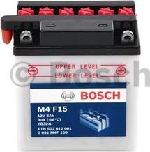BOSCH 0 092 M4F 150 - Baterie de pornire allinparts.ro