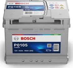 BOSCH 0 092 P01 050 - Baterie de pornire allinparts.ro
